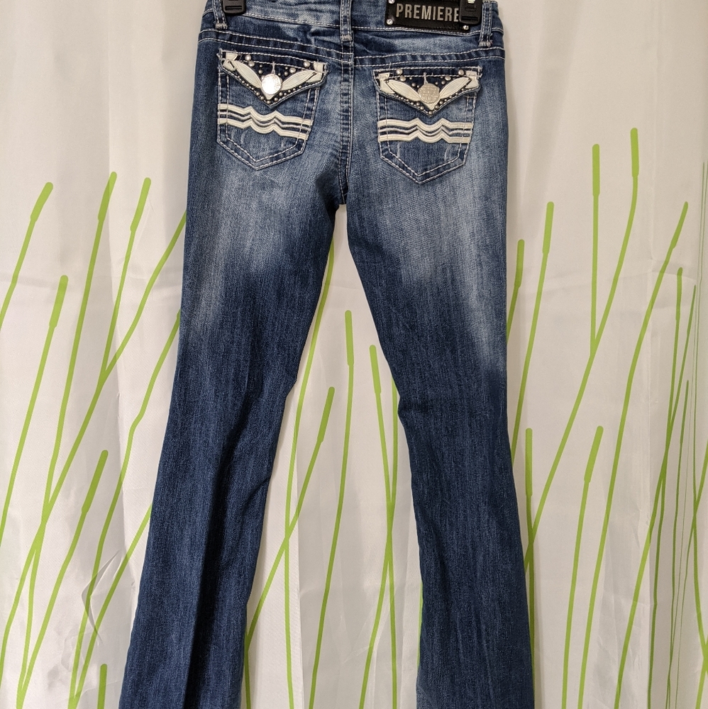 Rue 21 size 0 like new denim, detailed pockets
